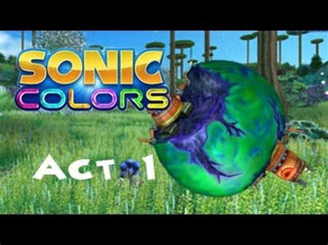 Sonic Colors Planet Wisp Act 1 Test 1 YouTube