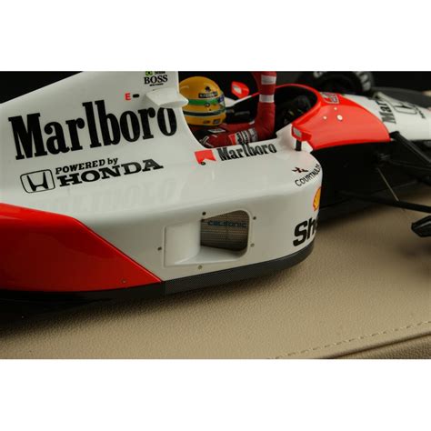 McLaren Honda MP4 6 1 Ayrton Senna F1 World Champion 1991 With Driver