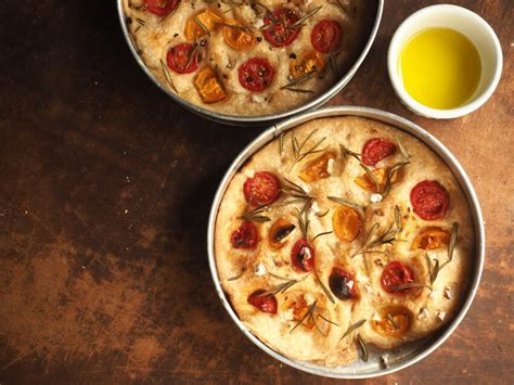 Focaccia With Tomatoes And Rosemary Wild Plant Food