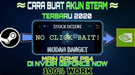 CARA BUAT AKUN STEAM DI ANDROID 2020 TERBARU YouTube