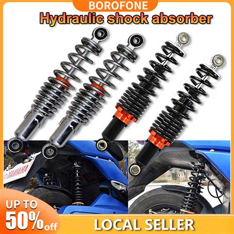 2pcs Motorcycle Rear Shock Hydraulic Shock Absorber Universal 250mm