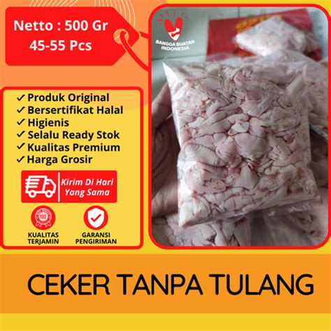 Jual Ceker Ayam Frozen Tanpa Tulang Cakar Ayam Segar Spicy Korean