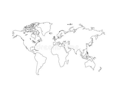 在白色背景隔绝的世界地图传染媒介 地球worldmap象 库存例证 插画 包括有 图象 地球 117635813