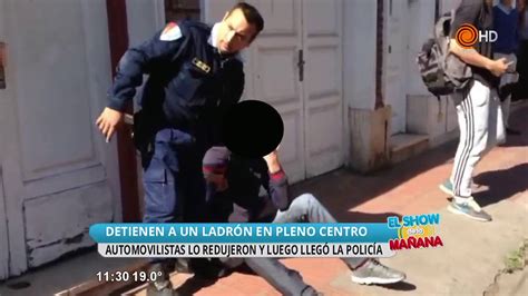 Detienen A Un Ladrón En Pleno Centro 11 08 2016 Youtube