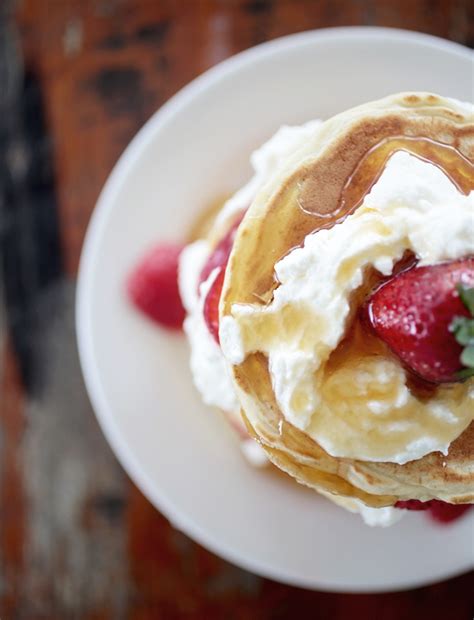 Strawberry Crème Fraîche Pancakes The Merrythought