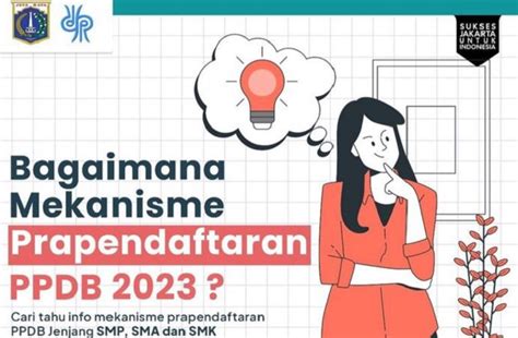 Apa Itu Pra Pendaftaran PPDB Jakarta 2023 Ini Link Syarat Dan Caranya