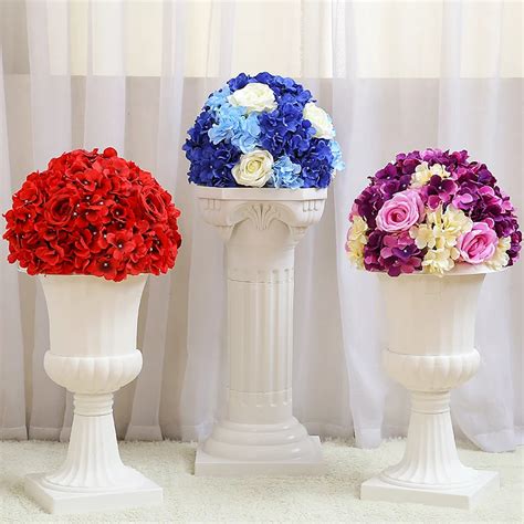 Flower Ball Centerpieces Display Table Centerpiece Flower Balls Wedding