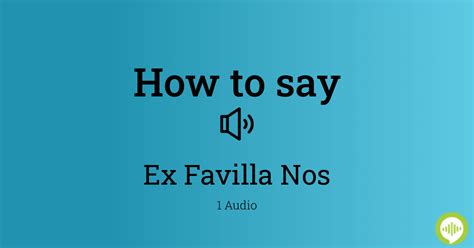 How To Pronounce Ex Favilla Nos In Latin Howtopronounce