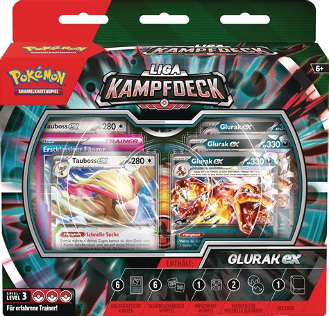 Entdecke das brandheiße Pokémon Glurak ex Liga Kampfdeck PokeZentrum