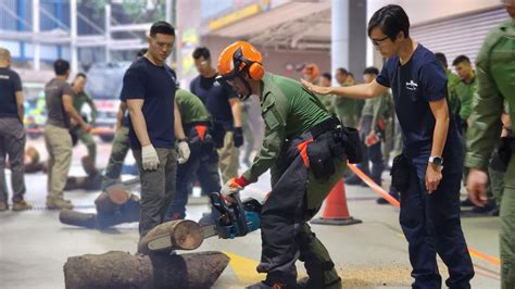 警方聯同民政署跨部門演練 加強應對突發極端天氣能力 香港 大公文匯網