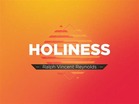 Holiness – APOSTOLIC INFORMATION SERVICE