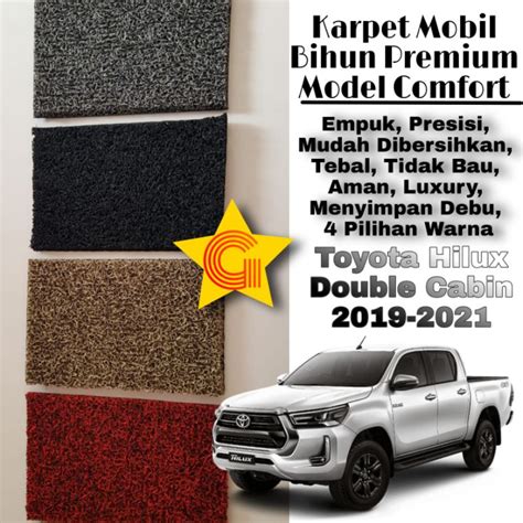 Jual Karpet Toyota Hilux Double Cabin 2019 2021 Premium Bihun Premium