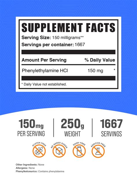 Phenylethylamine HCl Supplement | PEA Powder Supplement