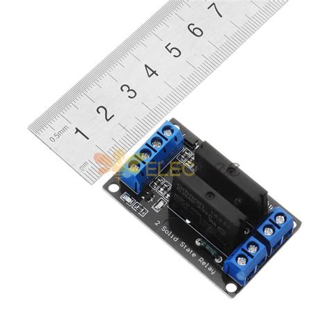 2 Channel Dc 24v Relay Module Solid State High And Low Level Trigger