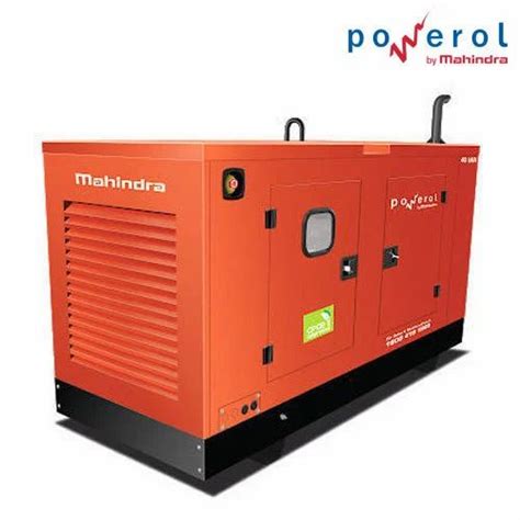 20 Kva Mahindra Powerol Silent Diesel Generator 3 Phase At Best Price