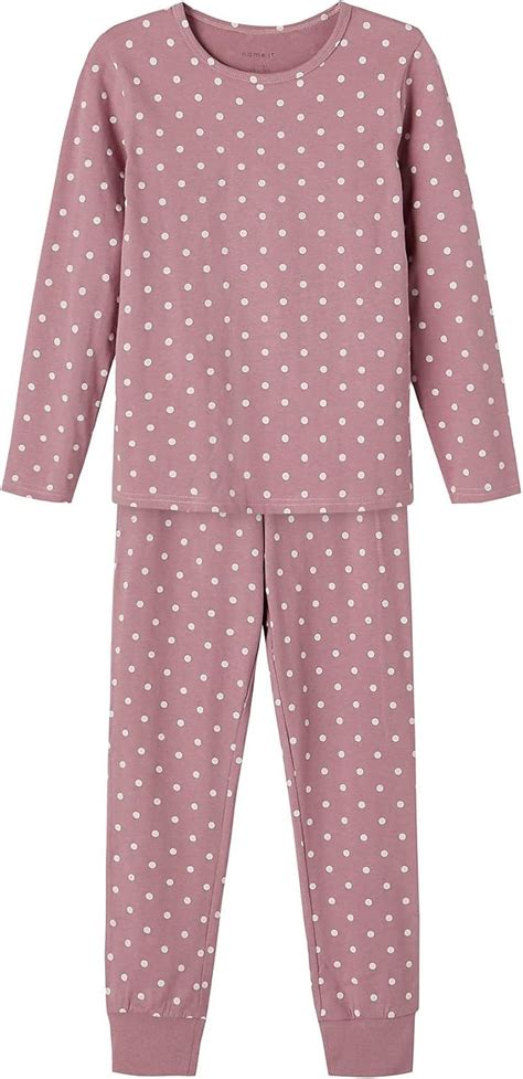 Name It Name It M Dchen Nkfnightset Elderberry Dot Noos Pyjamaset