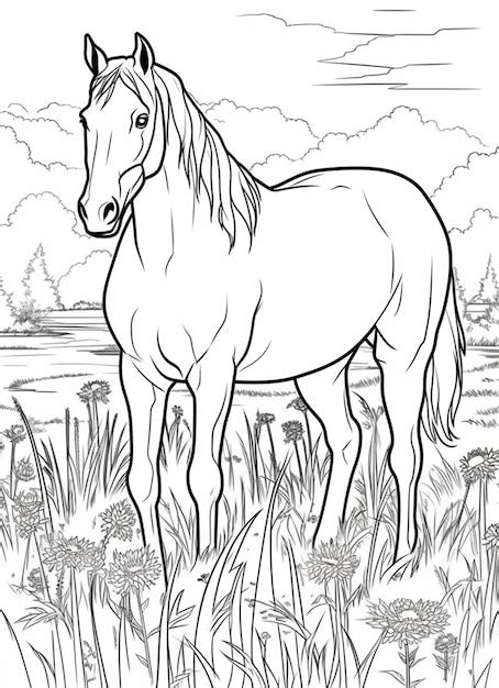 Coloriages De Chevaux Coloriages De Chevaux Gratuits Imprimer Pour