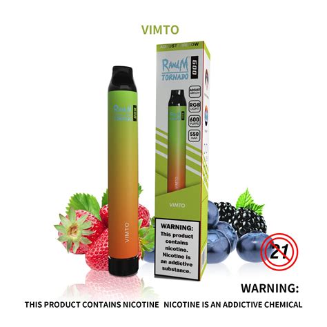 2022 Europe Most Popular E Cigarette Tpd Certification 600 Puffs Randm