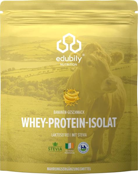 Edubily Nutrition Whey Protein Isolat Aus Irischer Weidehaltung Sehr