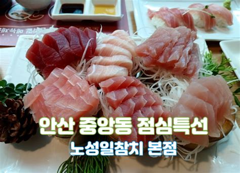 안산 노성일참치 본점 점심특선 참치회정식 들기름 비빔모밀 중앙동 점심특선 맛집 네이버 블로그