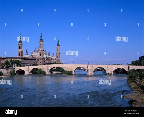 Spain Spanien Zaragoza Arag N Aragonien Basilica Nuestra Senora Del