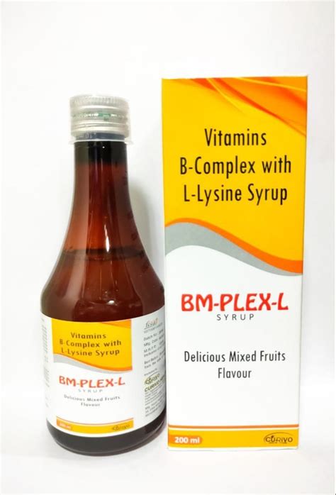 Vitamin B Complex With L Lysine Syrup Ml At Bottle In New