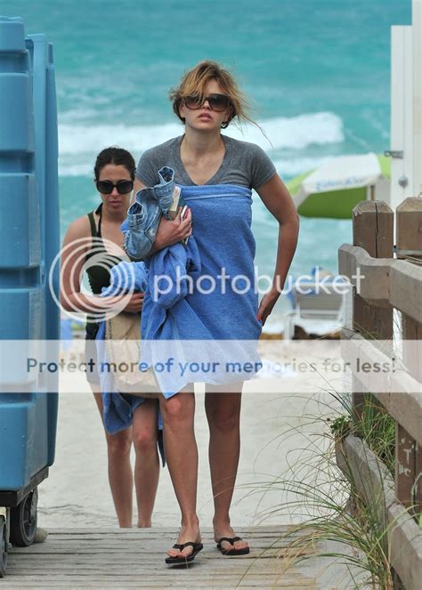 Celebrity Paparazzi Bikini Aimee Teegarden Miami