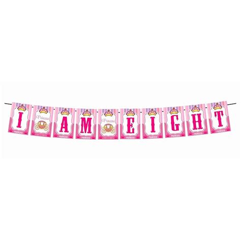 Buy Balloonistics Princess Theme I Am Eight Girls 8th Birthday Kids