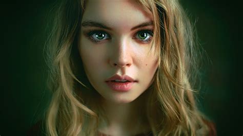 Woman S Face Anastasia Scheglova Brunette Portrait Model Hd