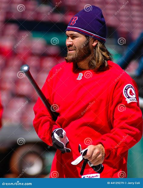 Johnny Damon Boston Red Sox Editorial Stock Image Image Of Park