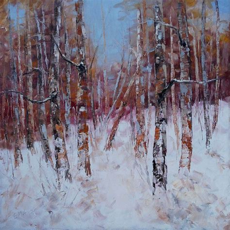 WINTER POETRY 3 2019 Oil Painting By Emilia Milcheva Winter Poetry