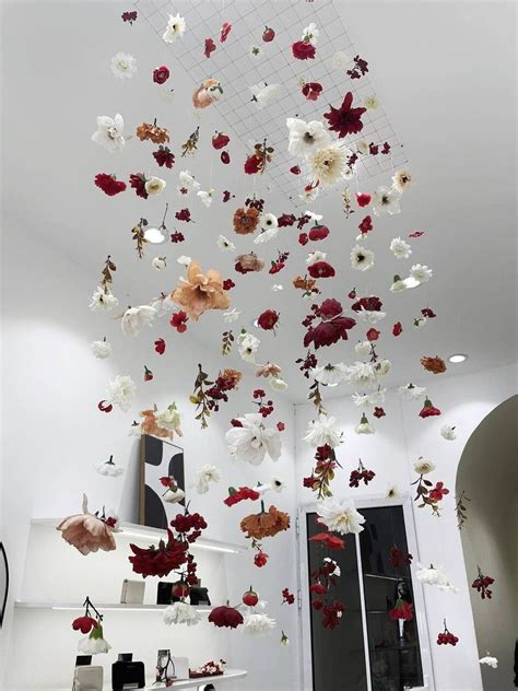 Hanging Flower Garlands Custom Hanging Flowers Kit Diy Ceiling Flower