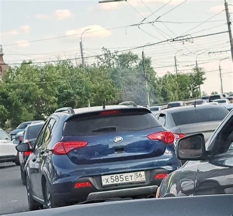 Огромная пробка, на Донгузской весь мост стоит возле стеллы Европа/Азия ...