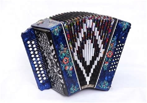 Гармонь "Заказная" синяя
