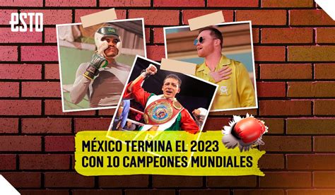 Gran actuación El boxeo mexicano cerró el año con 10 campeones