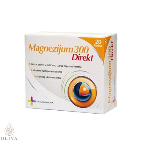 Magnezijum Direkt 300 Sachet 20 Pharmanova Oliva Online Apoteka