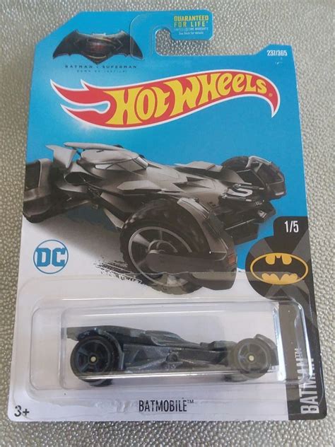 Hot Wheels Batman Batmobile Batman Vs Superman Dark Gray