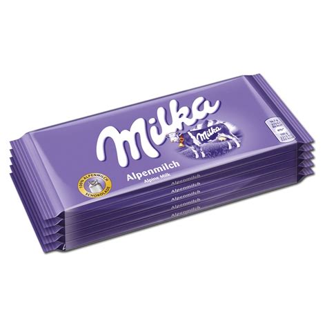 Milka Alpenmilch Schokolade 5 Tafeln Schokolade Tafeln Milka