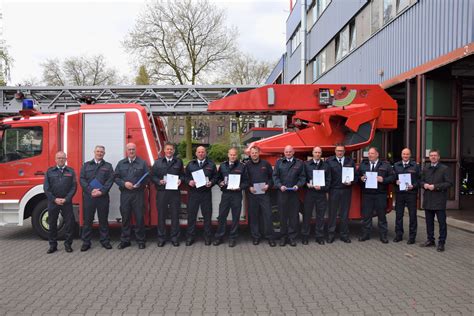 Dienstjubiläum bei der Oberhausener Feuerwehr Oh Online Das