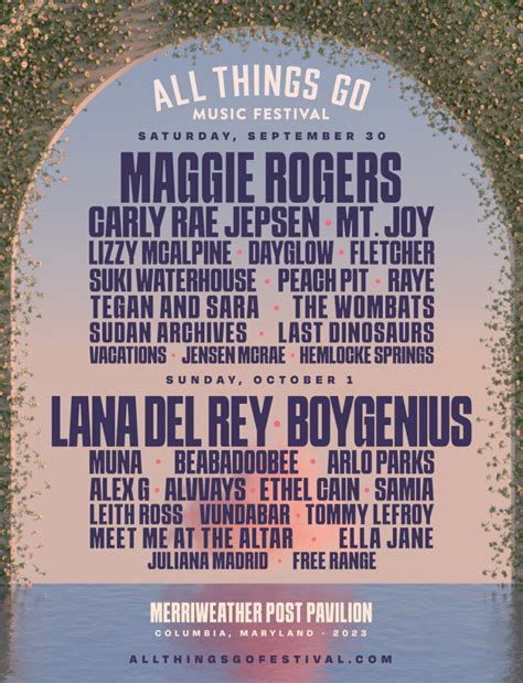 All Things Go Music Festival announces lineup for 2023 - WTOP News