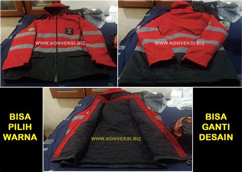 Jaket Tambang Berau Coal Parasut Balon Goretex Waterproof