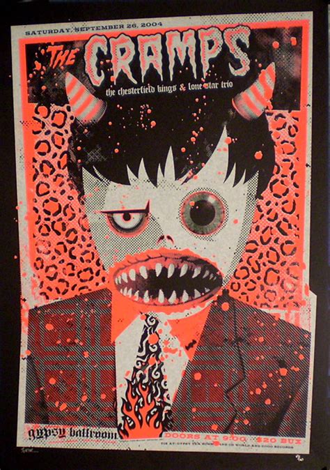 Cramps Postertreasures Your St Stop For Original Concert And