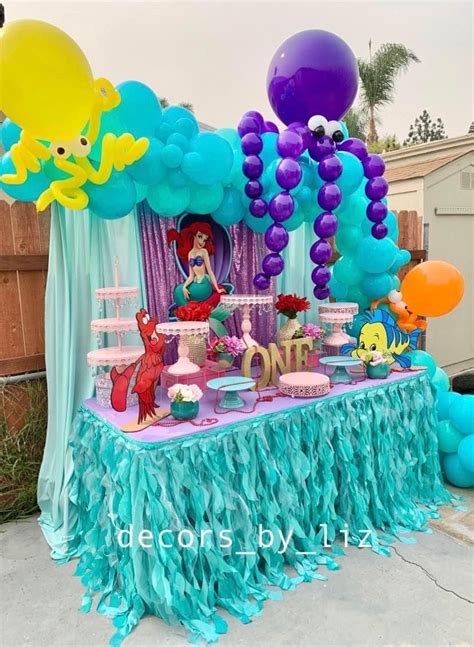 Pin By Zazil Montes On Sirenita Mermaid Theme Birthday Party Ariel