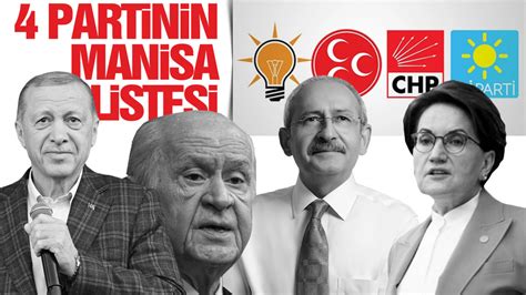 AK Parti CHP İYİ Parti ve MHP nin Manisa milletvekili adayları kimdir