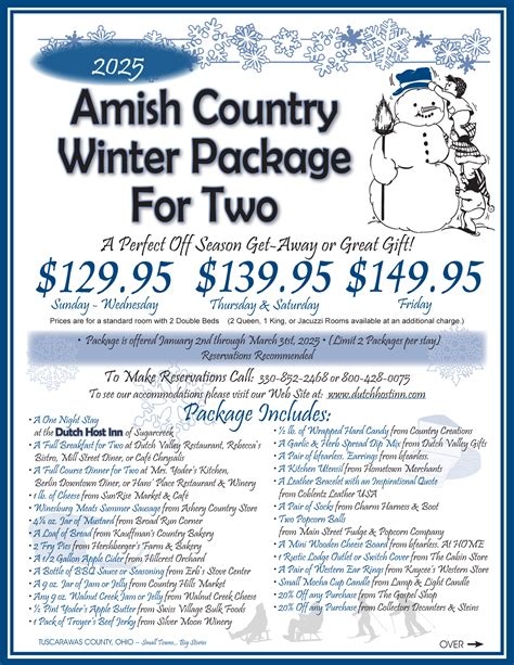 Packages - Dutch Host Inn