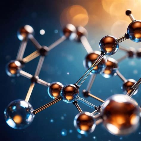 Premium Photo | Model of molecular structure chemistry representation ...