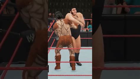 Andre The Giant Vs Giant Gonzalez Andrethegiant Giantgonzalez Youtube