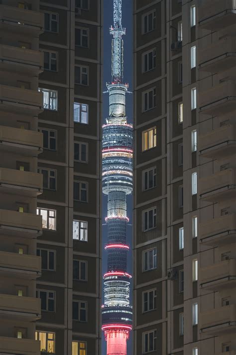 Cities Architecture Building Illumination Backlight Facade Tower