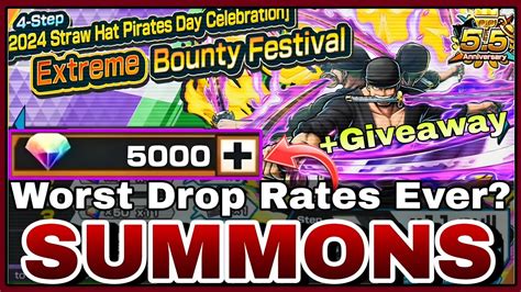 K Rds Summons On Ex Zoro Rebanner Worst Drop Rates Ever One