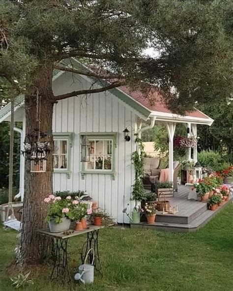 Pin By Lidia Ma On Tiny House Living Cottage Garden Sheds Garden